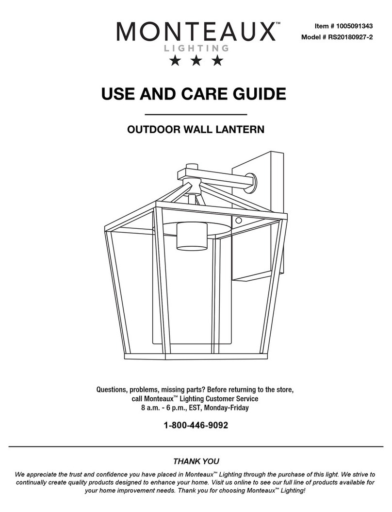 MONTEAUX RS20180927-2 Use and care guide