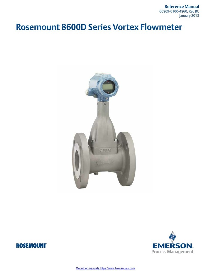 Emerson Rosemount 8600D Series Reference manual