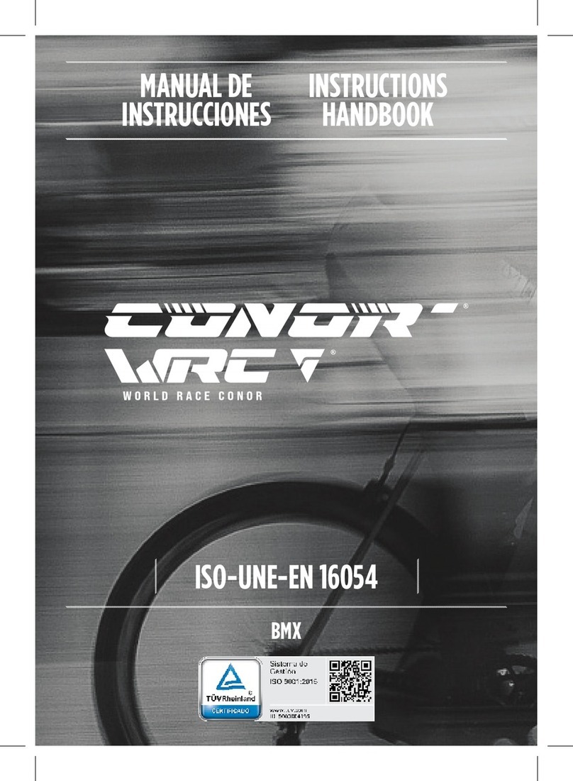 CONOR WRC BMX Instruction handbook