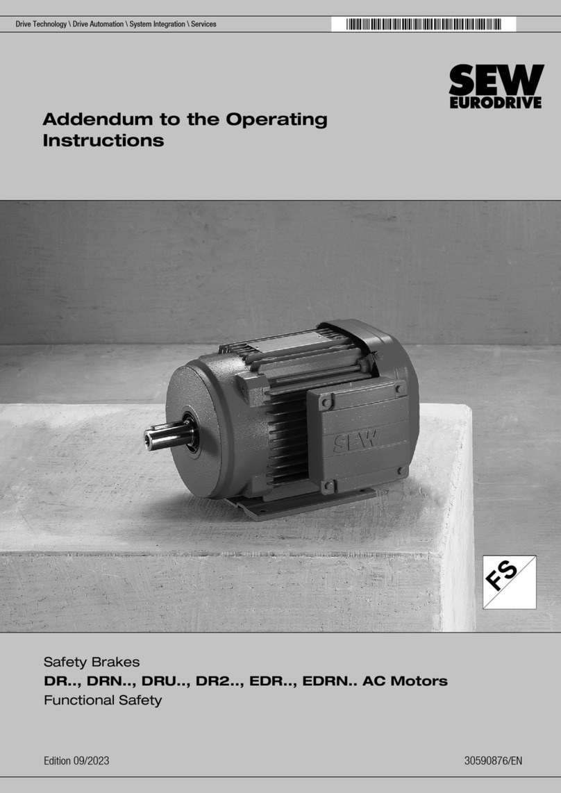 SEW-Eurodrive DR Series Addendum to the operating instructions