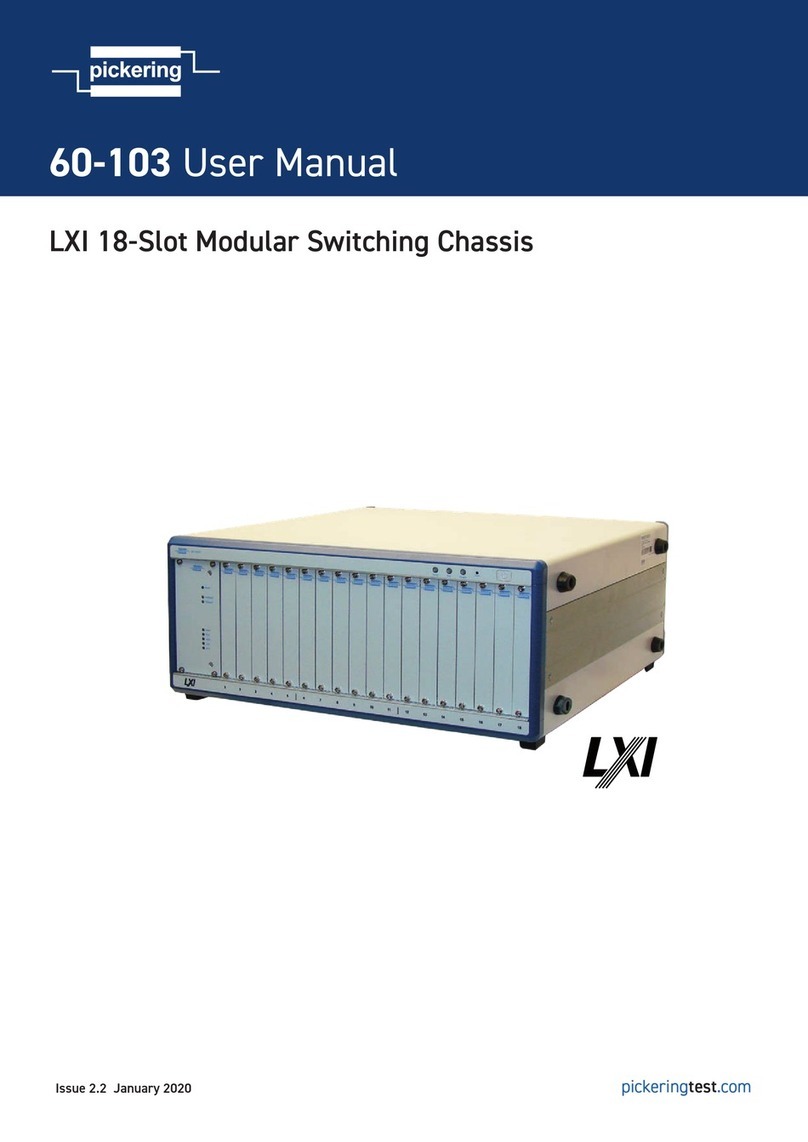 Pickering LXI 60-103 User manual