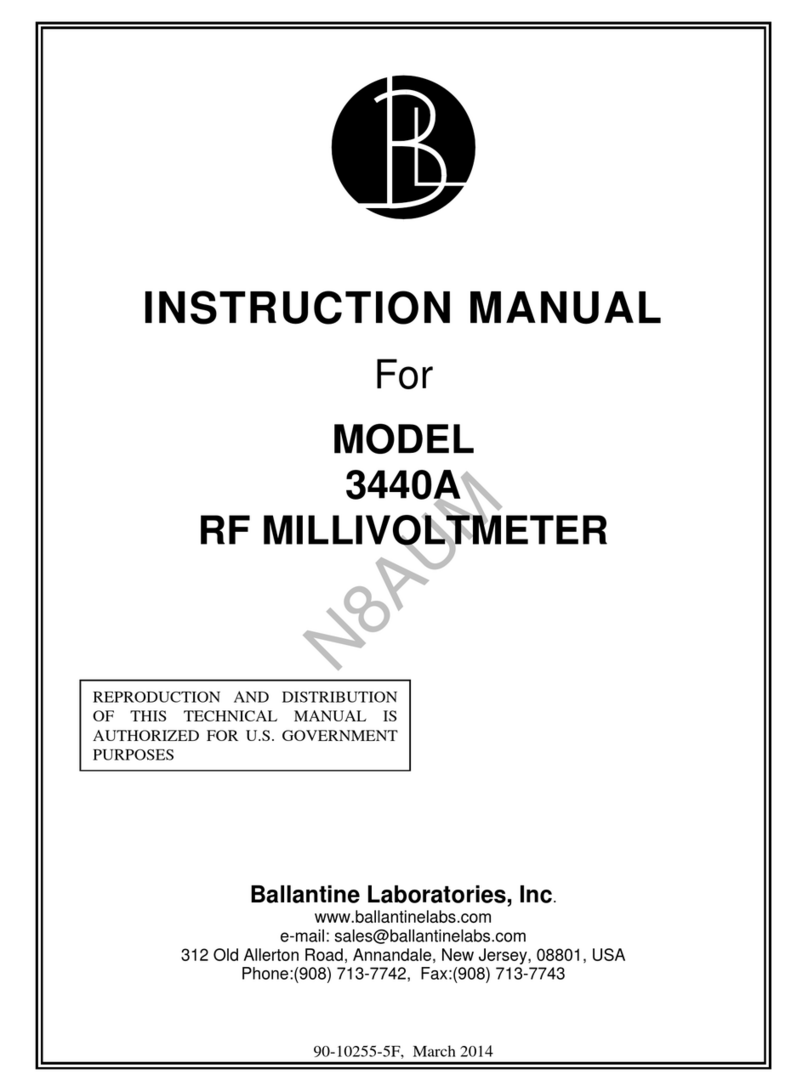 Ballantine 3440A instruction manual