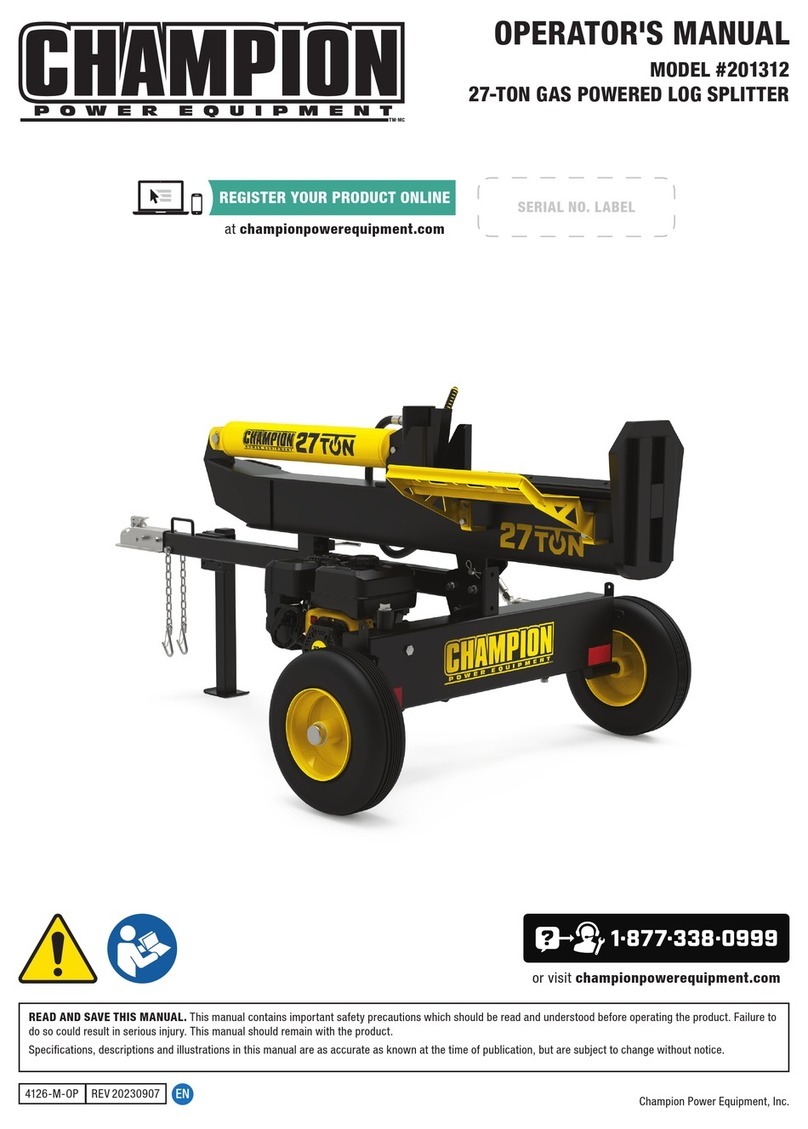 Champion 201312 Operator's manual