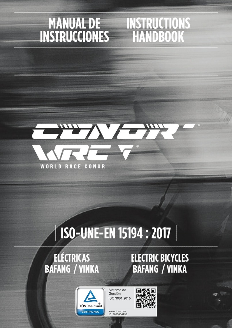 CONOR WRC BAFANG Instruction handbook