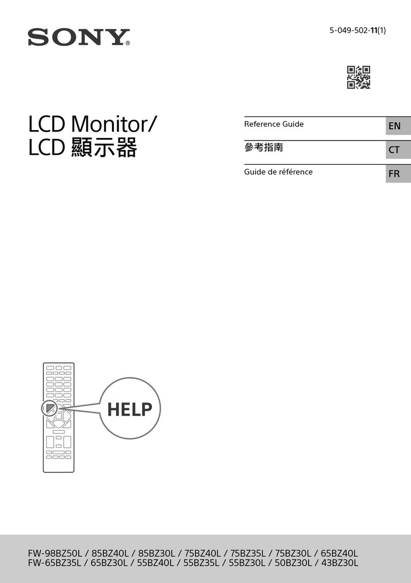 Sony FW-98BZ50L User manual