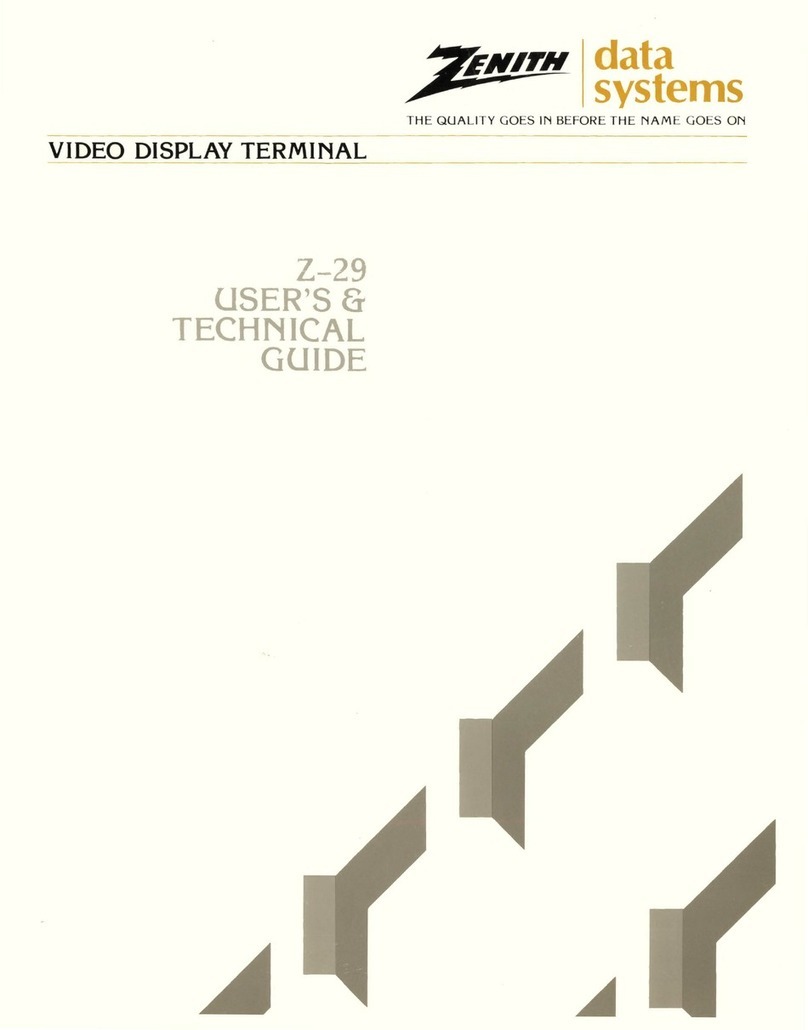 Zenith Z-29 user guide