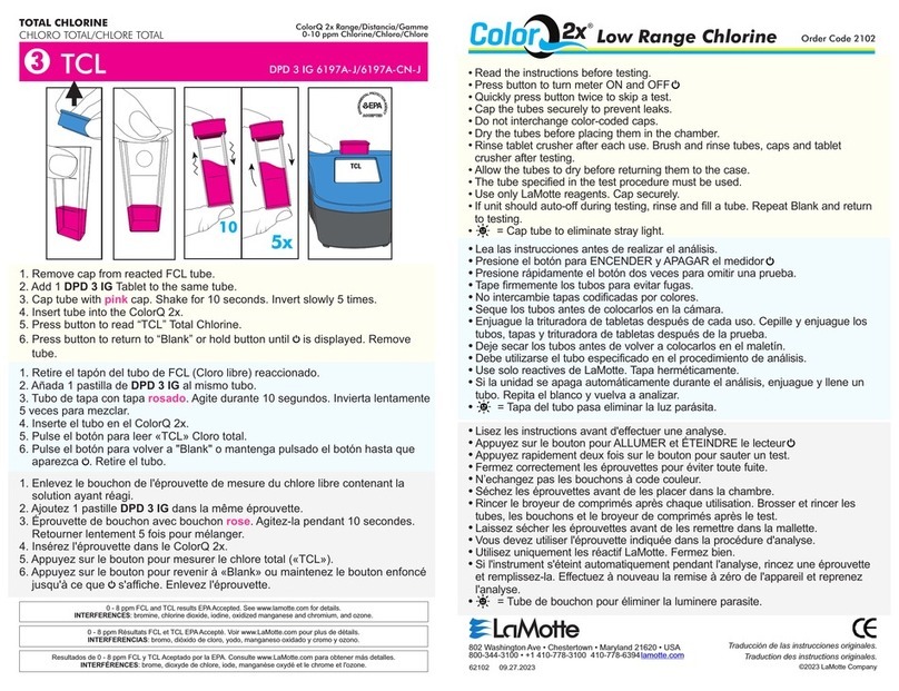 TCL HLORO TOTAL quick start guide