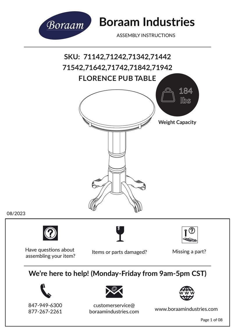 Boraam FLORENCE 71142 Assembly instructions