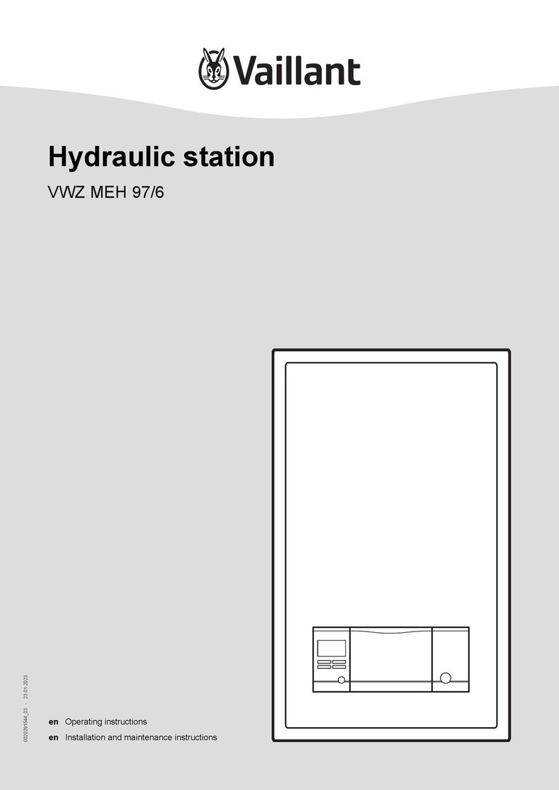 Vaillant VWZ MEH 97/6 operating instructions