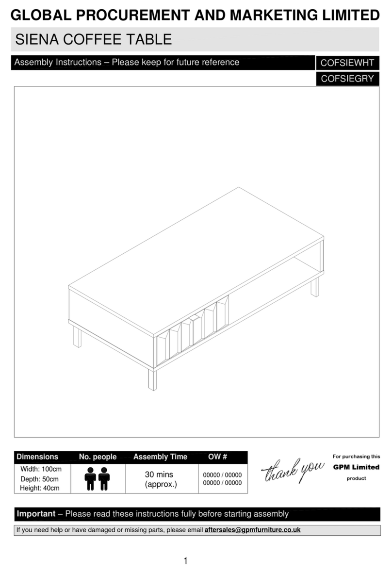 GPM SIENA COFSIEWHT User manual GPM SIENA COFSIEWHT User manual