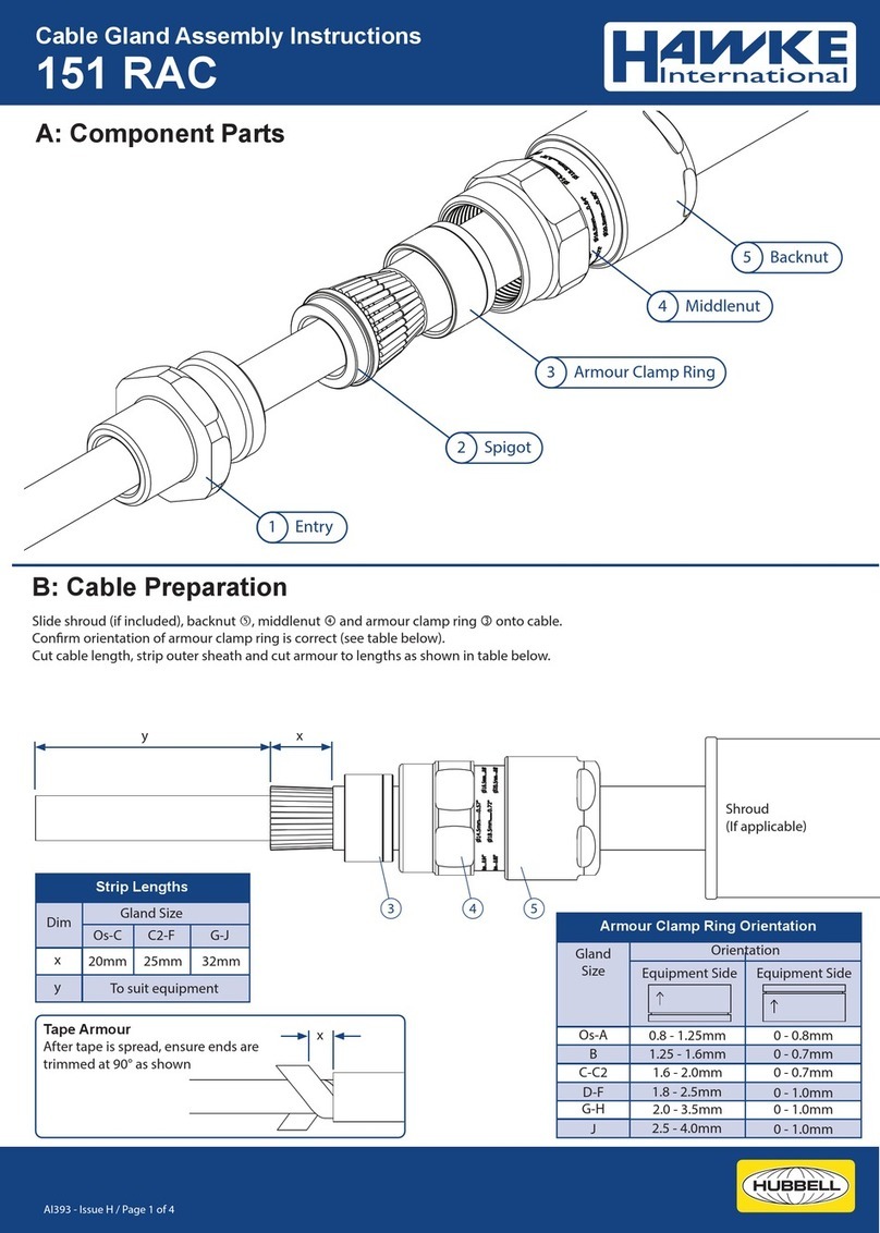 Hawke 151 RAC User manual