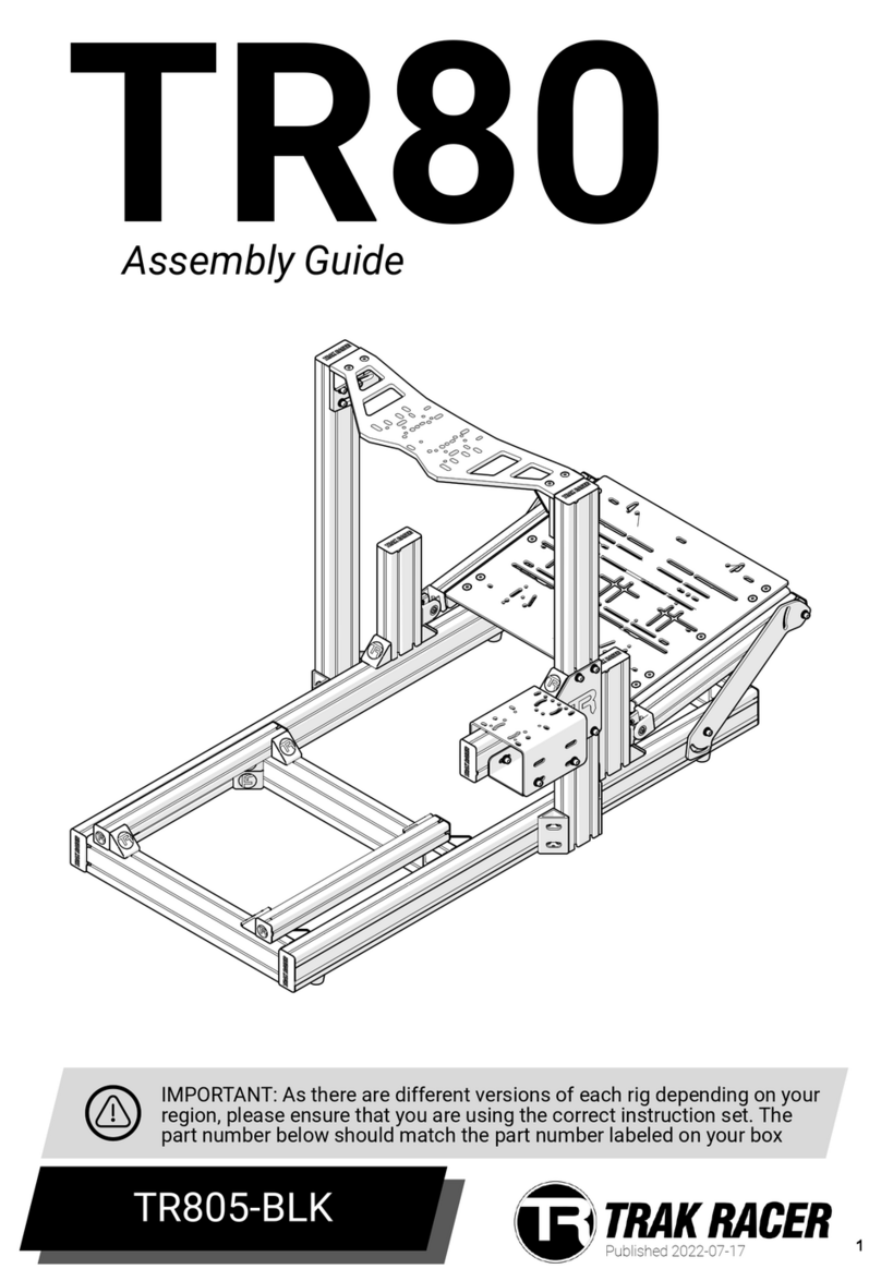 TRAK RACER TR80 User manual