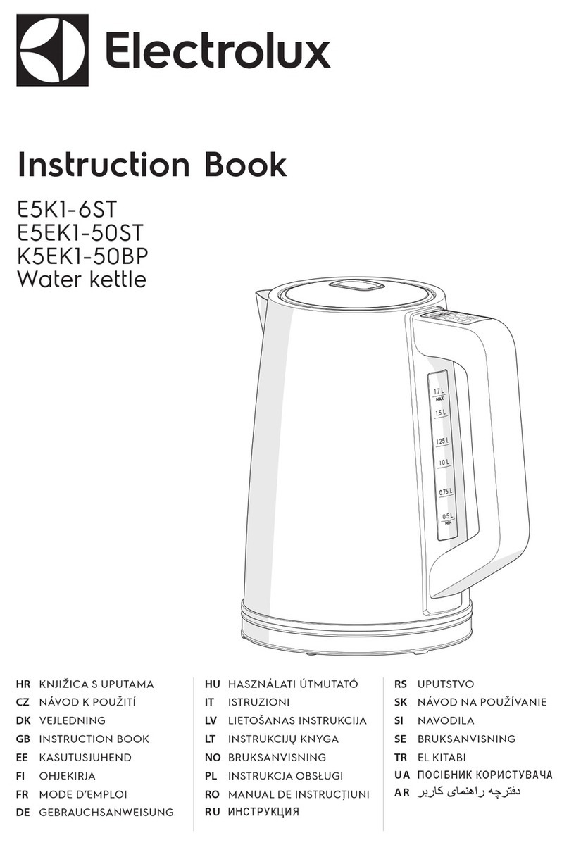 Electrolux E5K1-6ST User manual