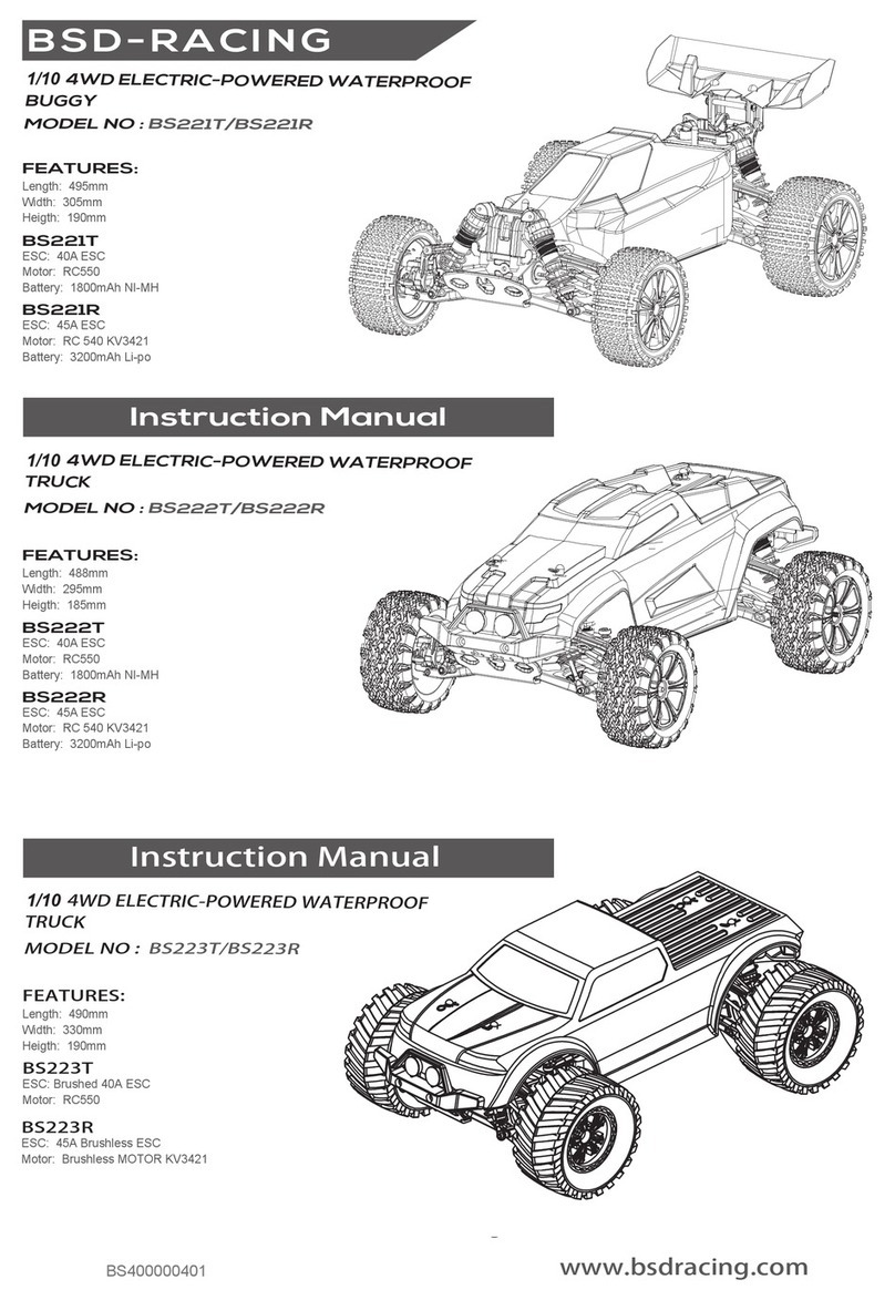BSD-Racing BS221T User manual