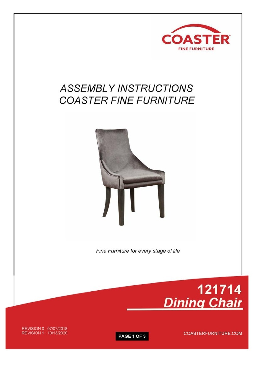 Coaster 121714 Assembly instructions