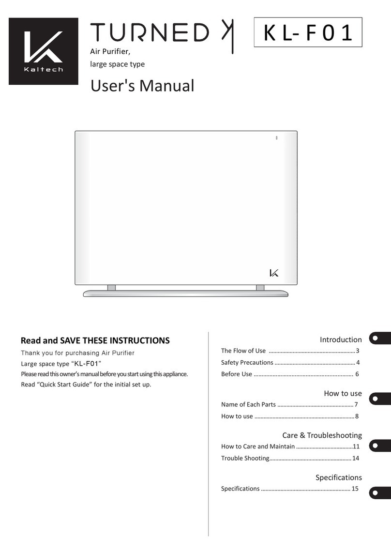 Kaltech TURNED KL-F01 user manual