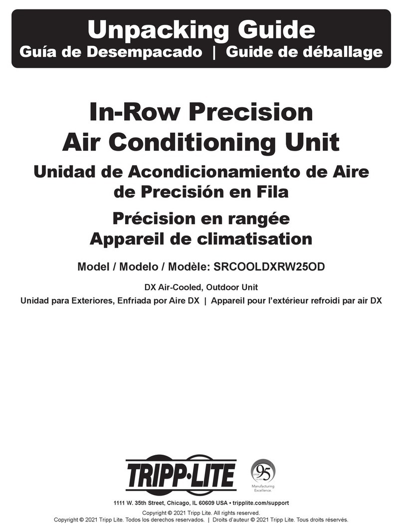 Tripp Lite SRCOOLDXRW25OD User manual