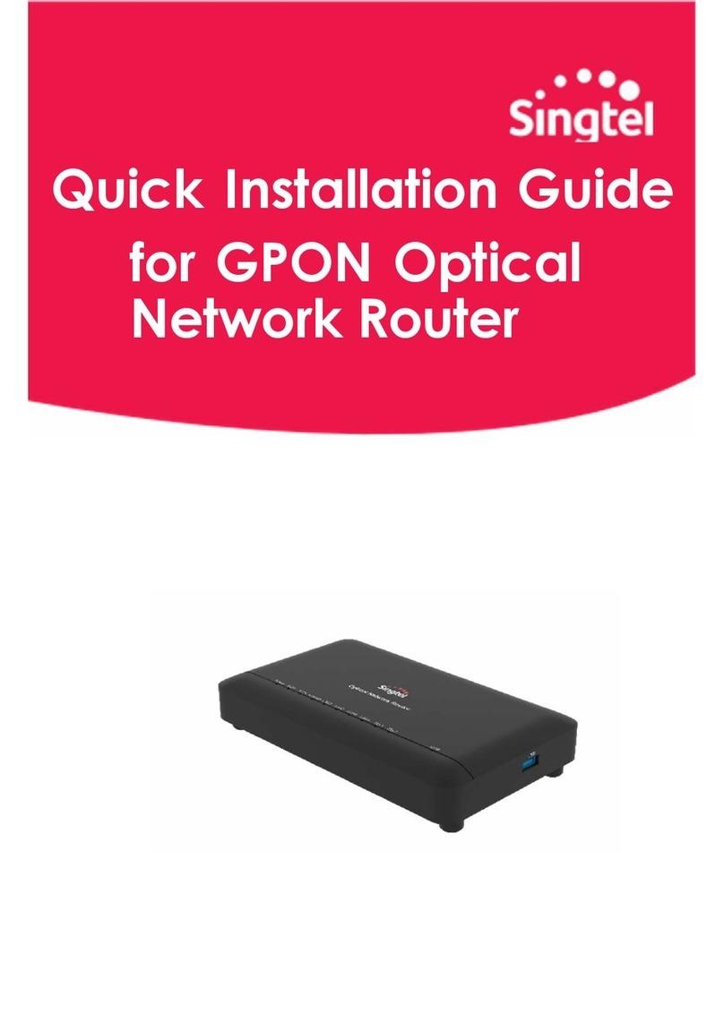 SingTel GPON ONR User manual