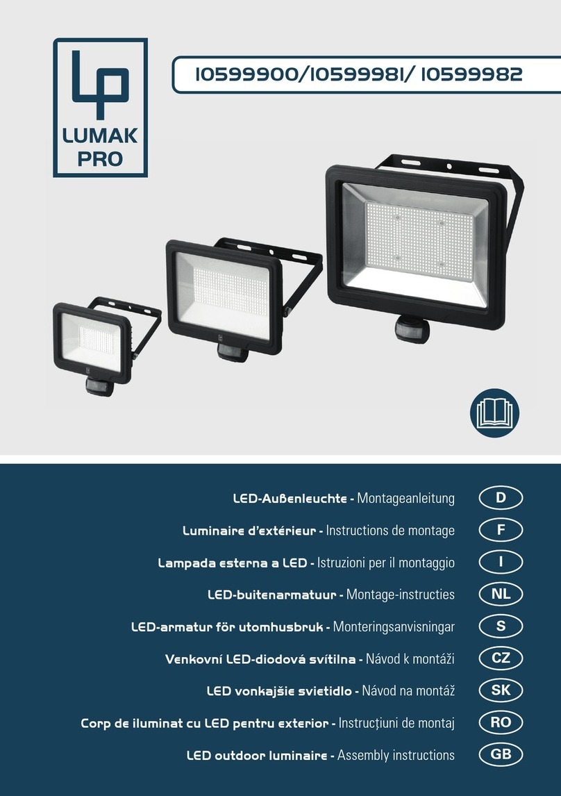 LUMAK PRO 10599900 Assembly instructions