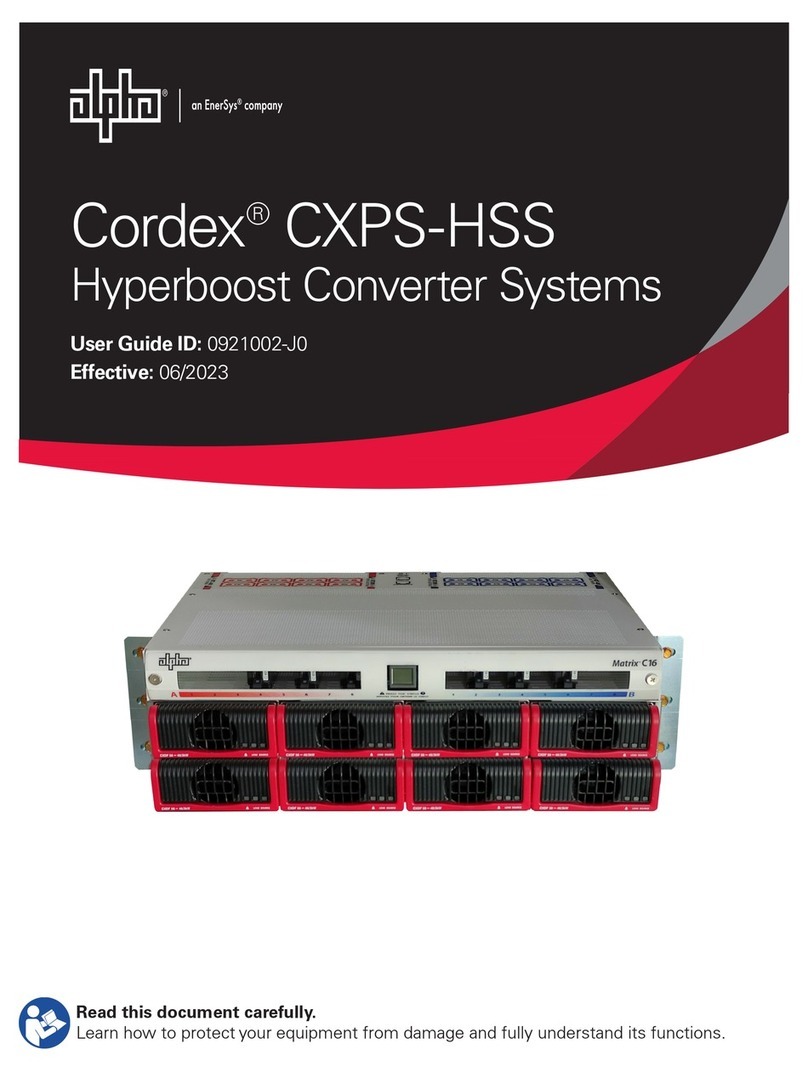 Alpha Cordex CXPS-HSS user guide