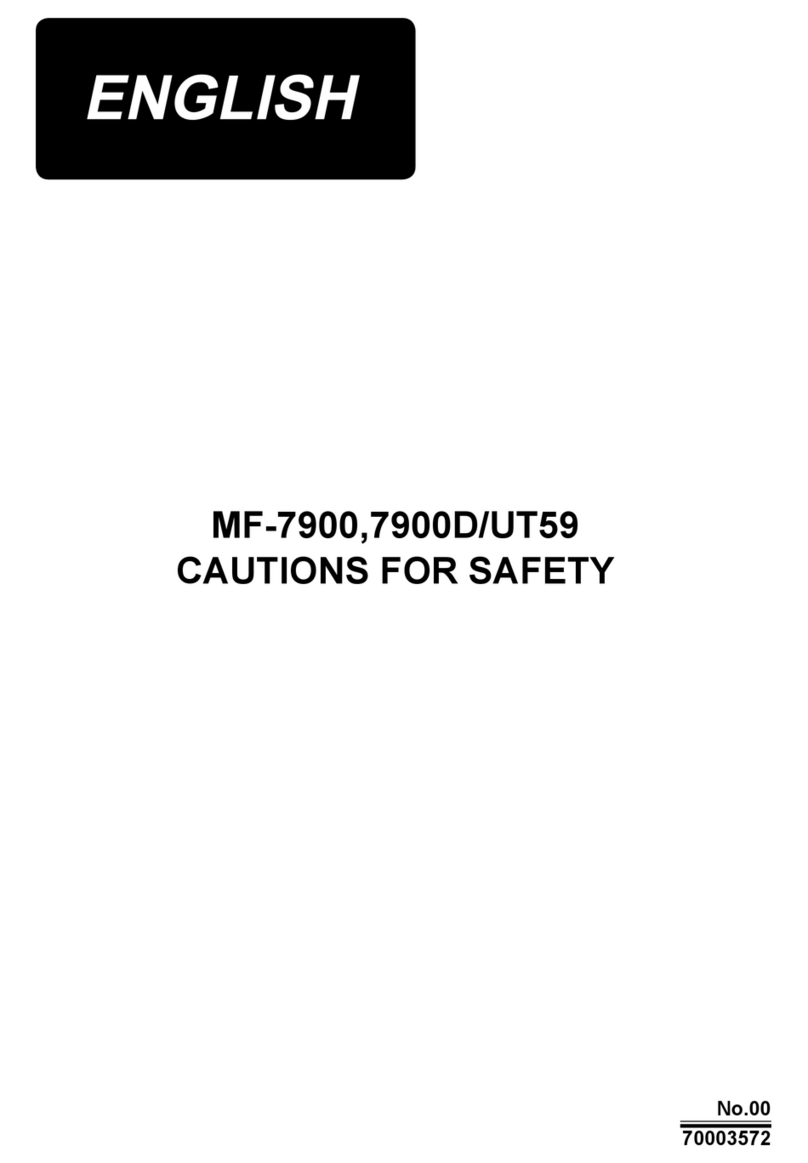JUKI MF-7900D/UT59 User manual JUKI MF-7900D/UT59 User manual