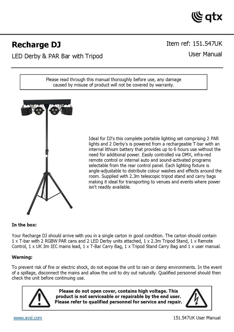 Qtx Recharge DJ user manual