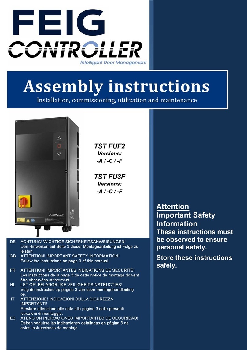 Feig Electronic TST FUF2 Series User manual