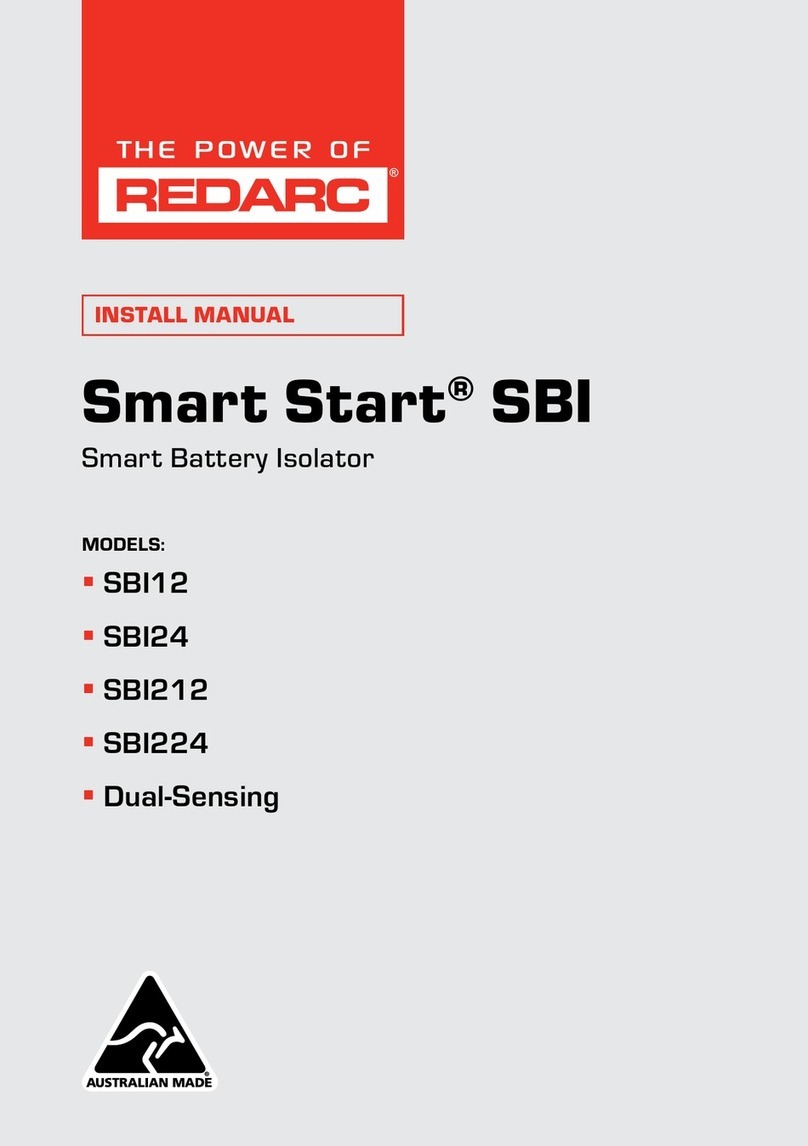 Redarc Smart Start SBI Series Manual