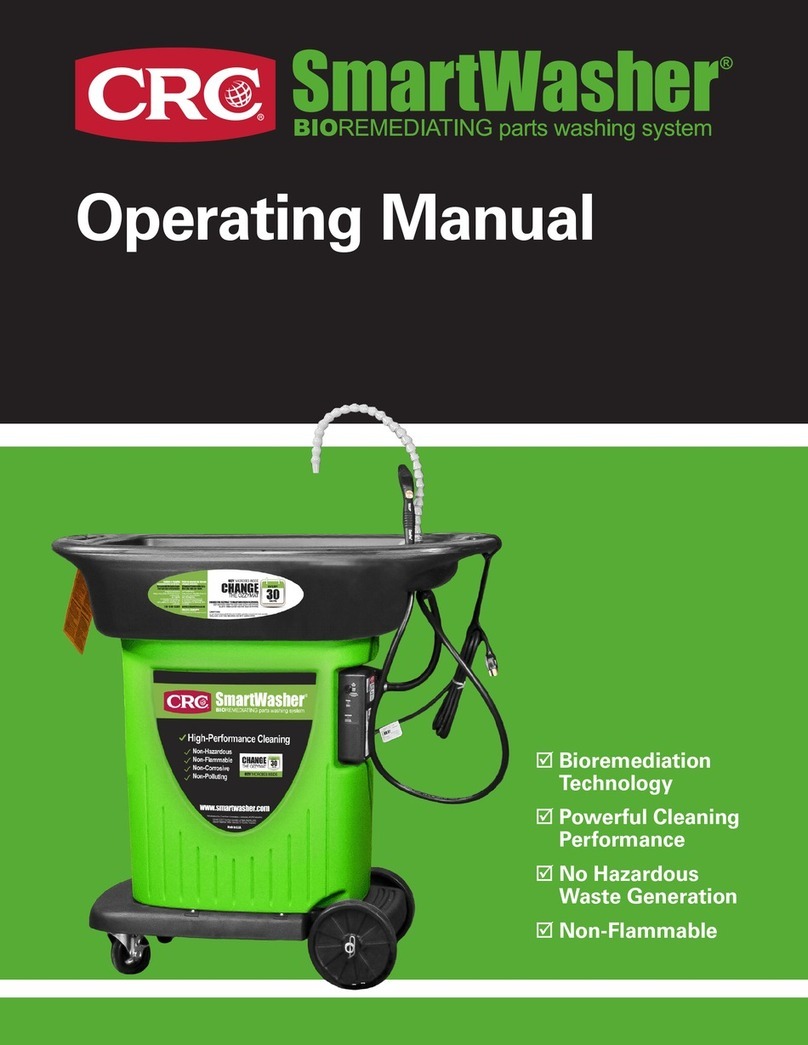 CRC SmartWasher SW-23 User manual CRC SmartWasher SW-23 User manual