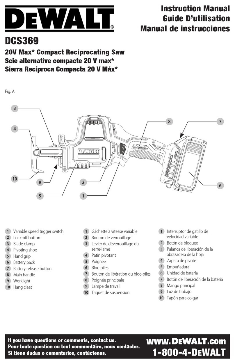 DeWalt DCS369 instruction manual