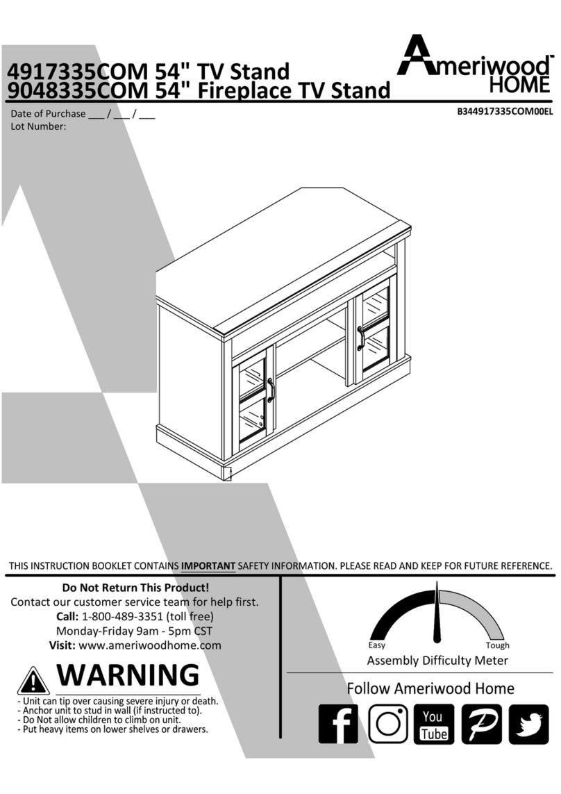 Ameriwood HOME 4917335COM Instruction booklet Ameriwood HOME 4917335COM Instruction booklet
