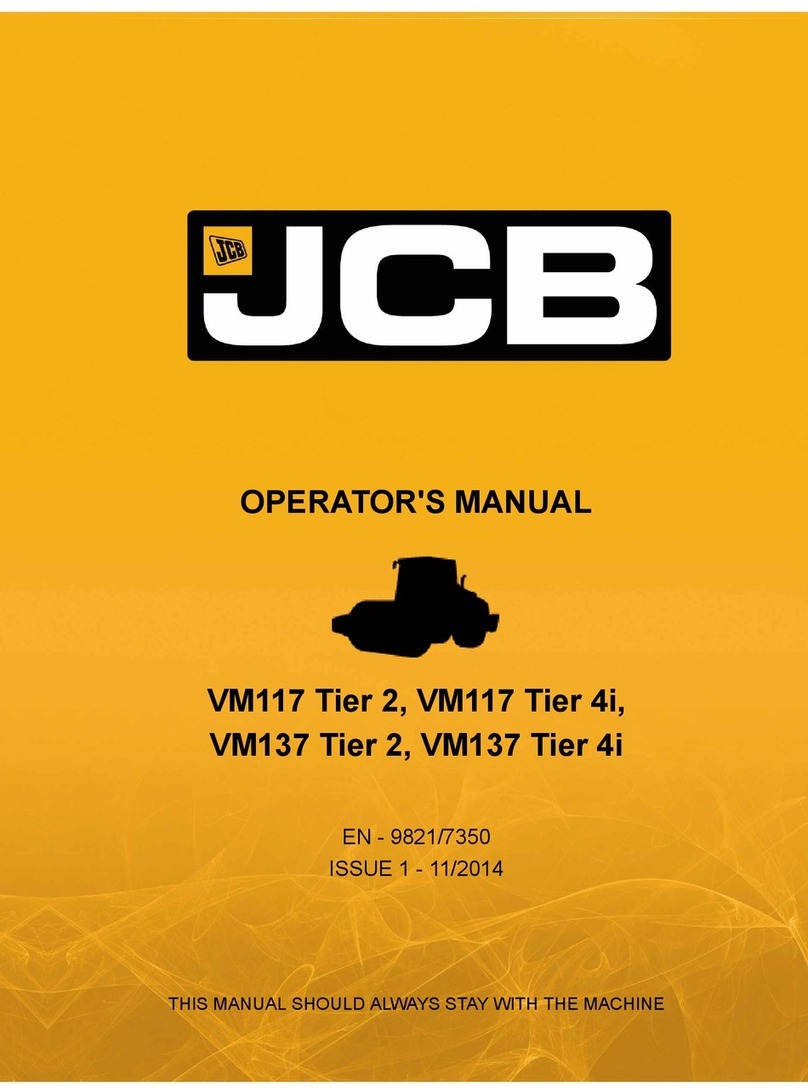 jcb VM117 Operator's manual