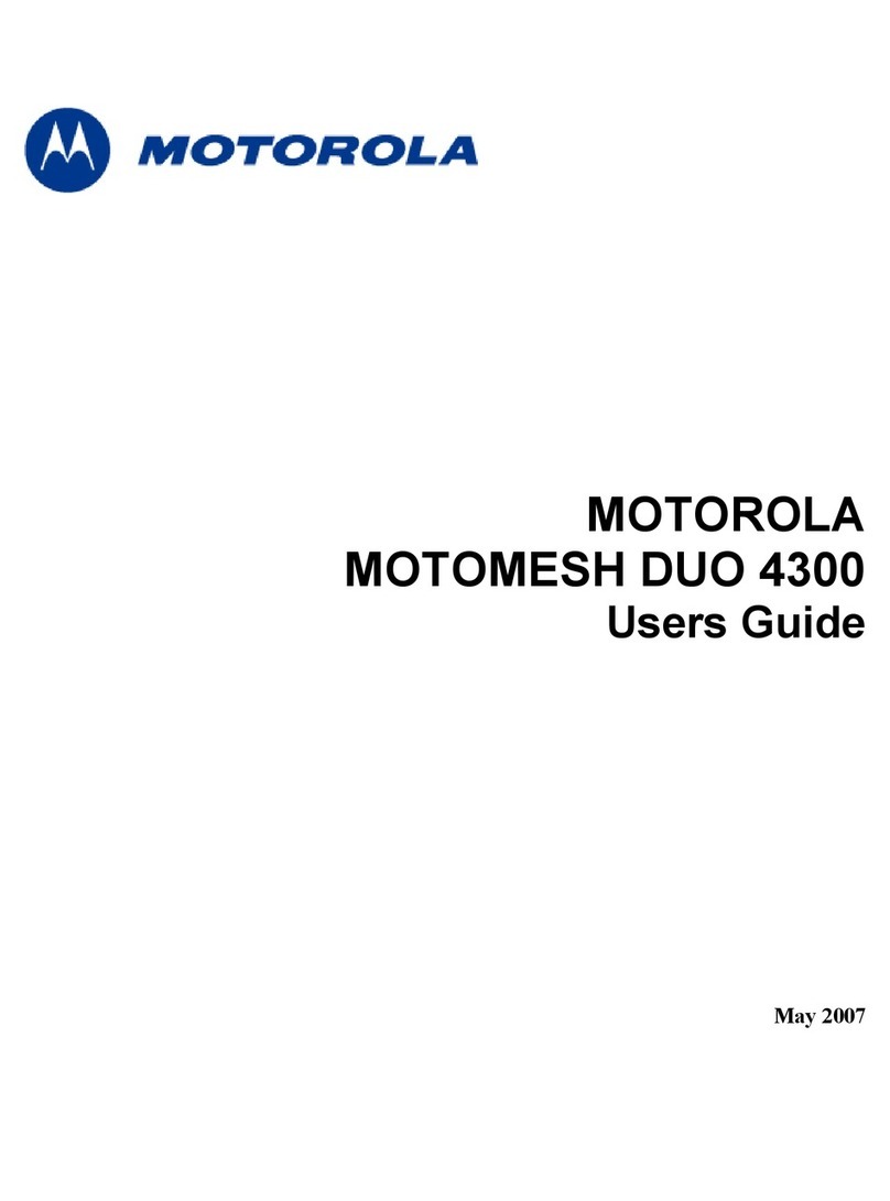 Motorola MOTOMESH DUO 4300 user guide
