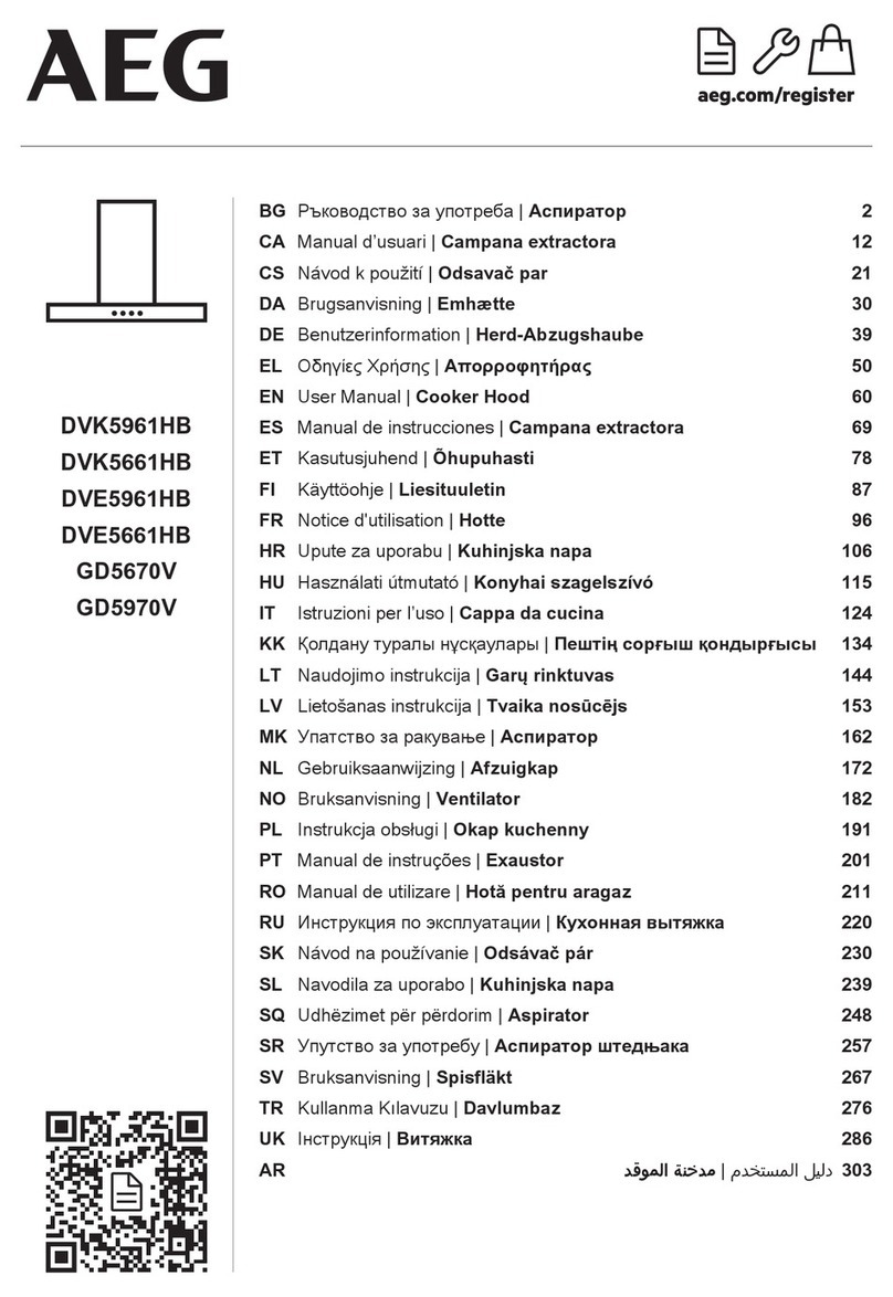 AEG DVK5661HB User manual