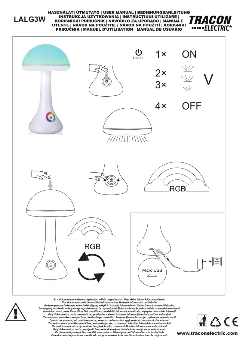 Tracon Electric LALG3W user manual