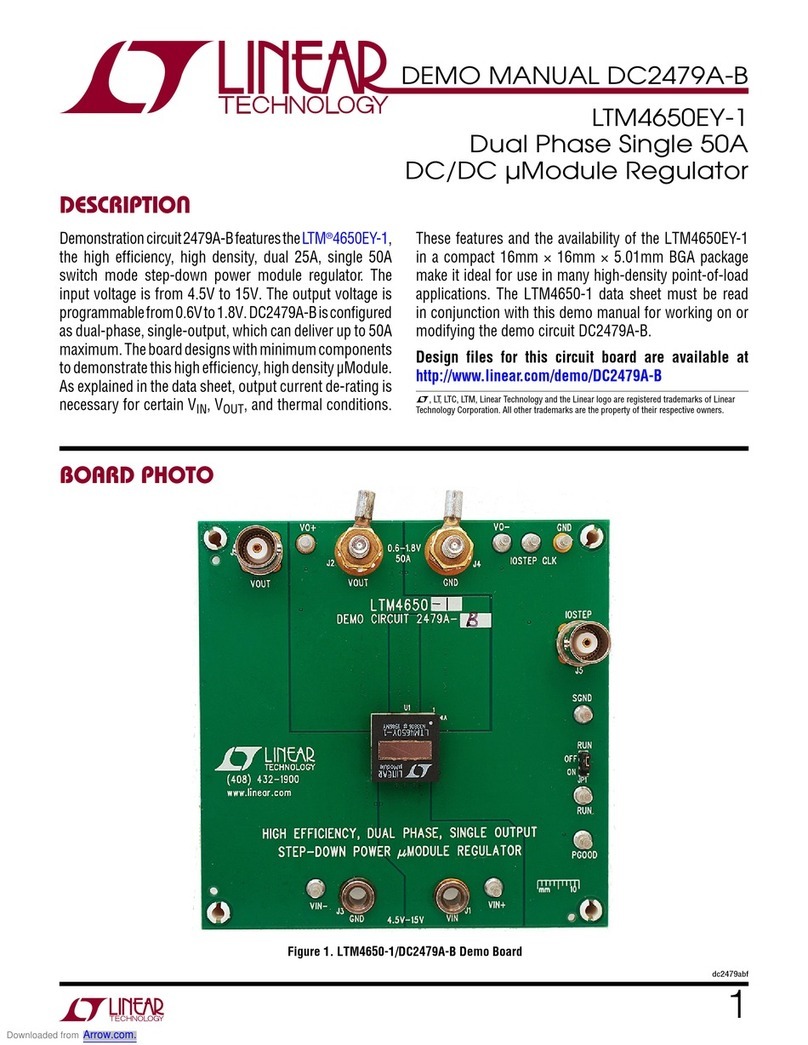 Linear Technology LTM4650EY-1 Quick setup guide
