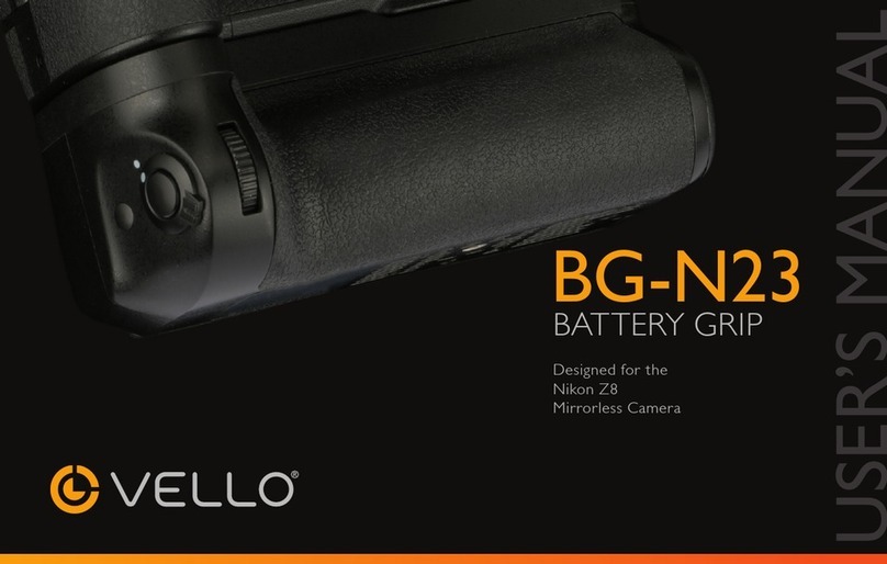 Vello BG-N23 User manual
