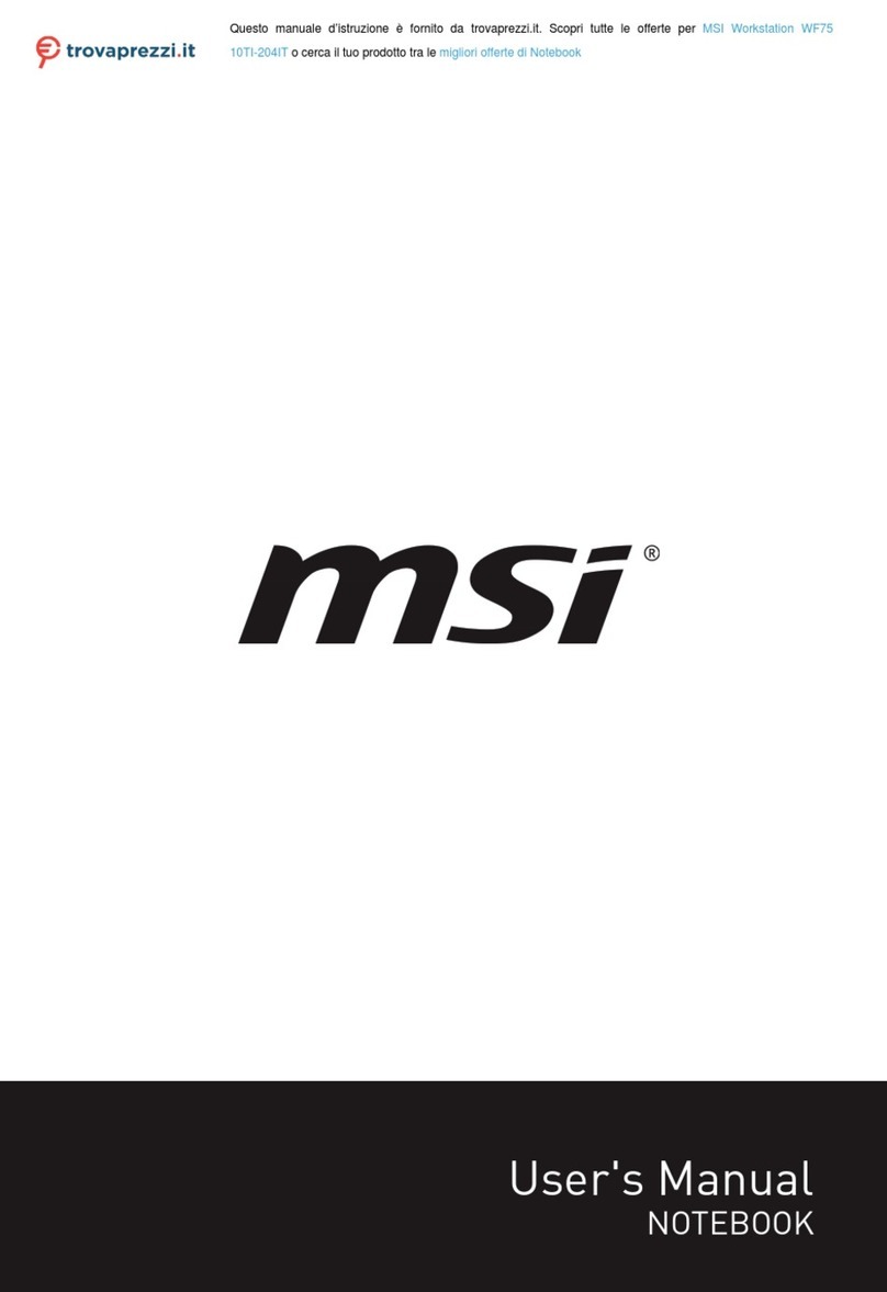 MSI WF75 10TI-204IT user manual