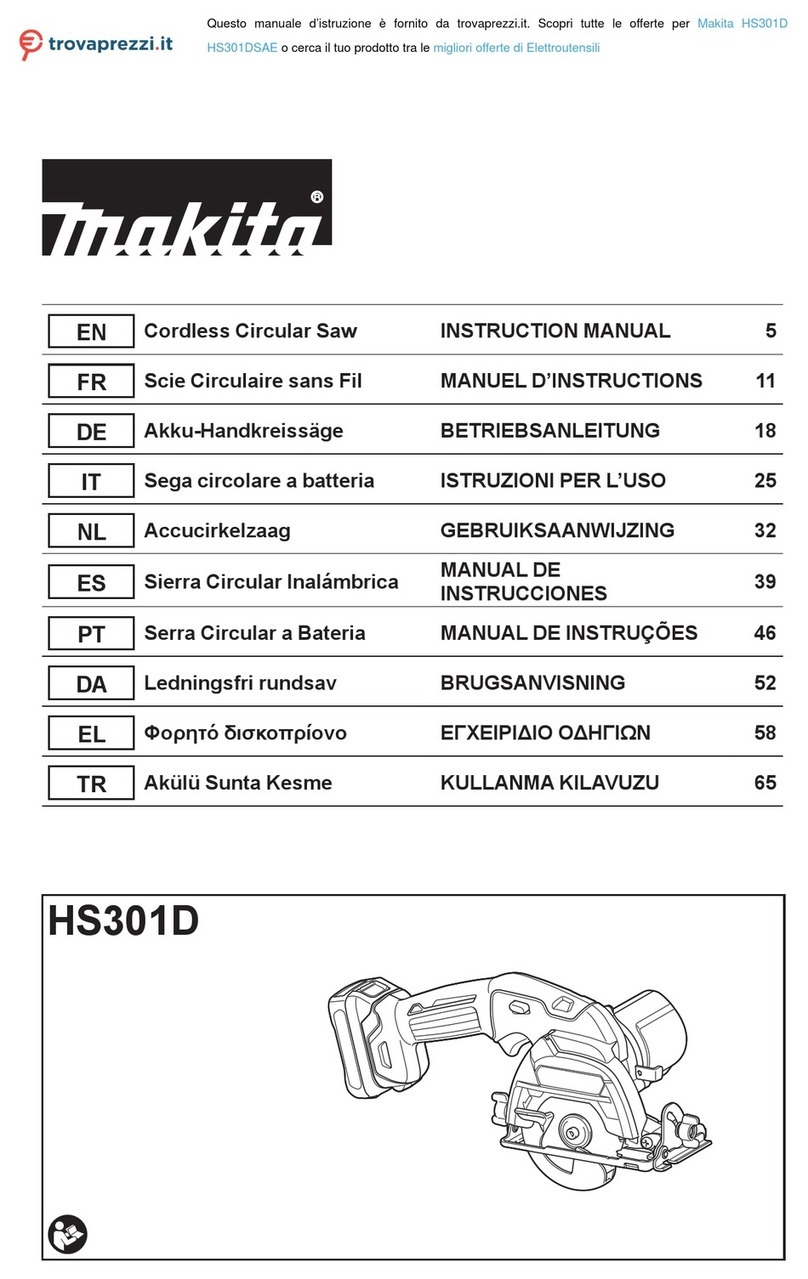 Makita HS301DSAE instruction manual