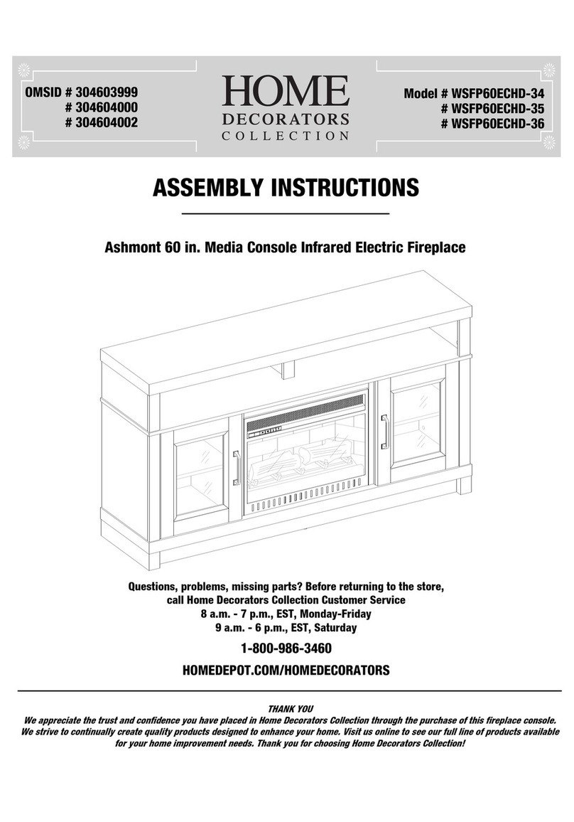 Home Decorators Collection Ashmont WSFP60ECHD-34 User manual