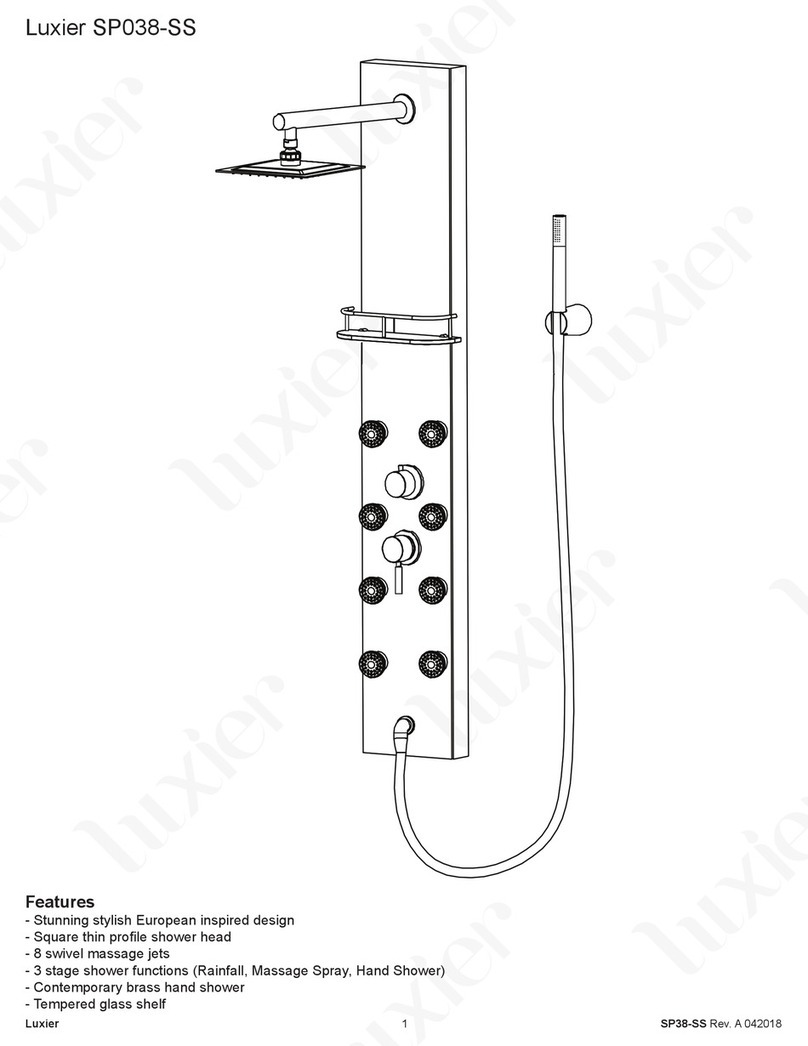 Luxier SP038-SS installation guide