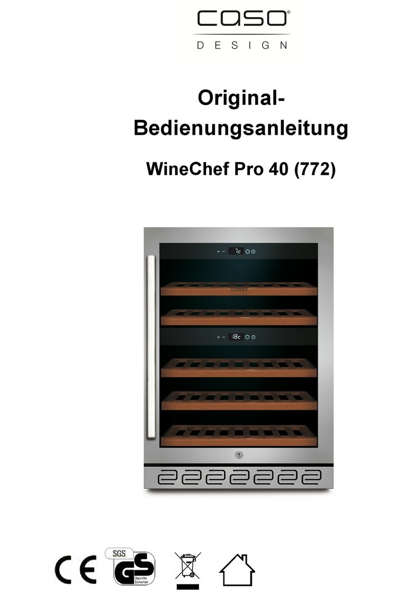 Caso WineChef Pro 40 Original operating manual