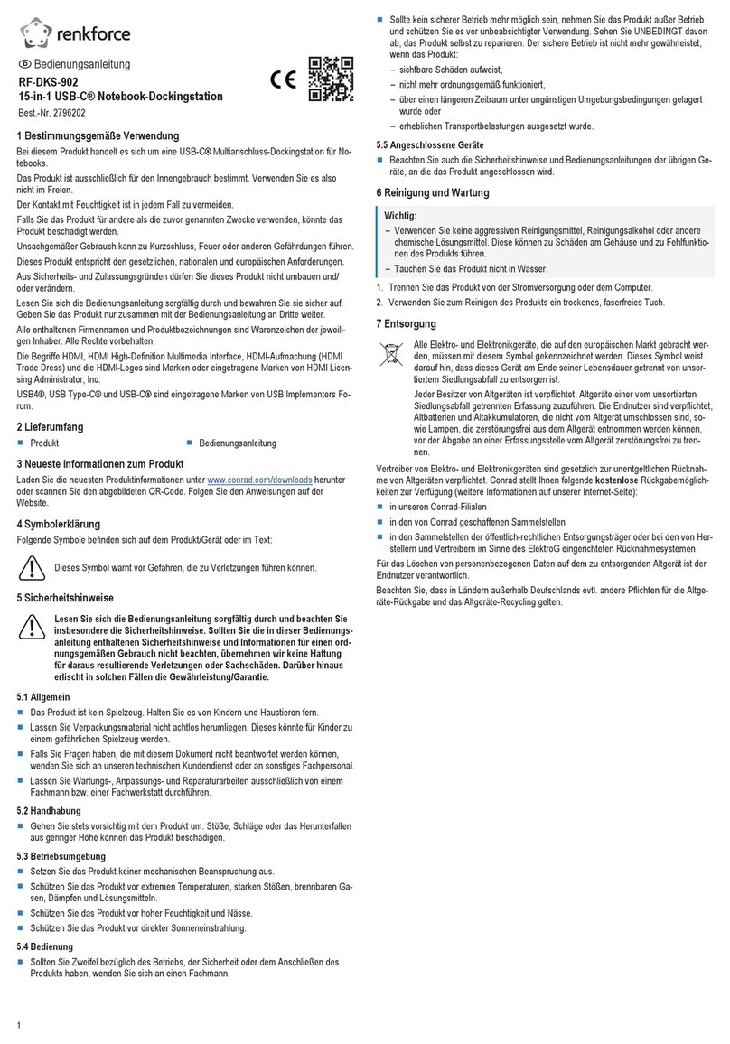 Renkforce RF-DKS-902 User manual