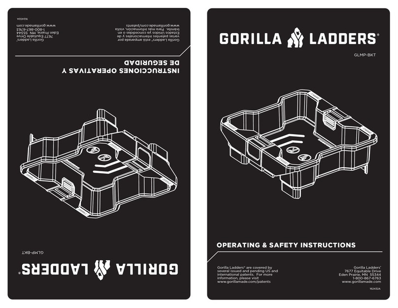 GORILLA LADDERS GLMP-BKT Operating/safety instructions GORILLA LADDERS GLMP-BKT Operating/safety instructions