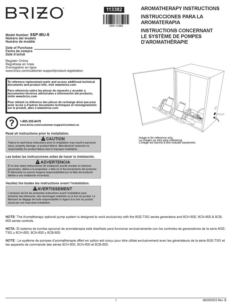 Brizo 8SP-MU-5 instructions Brizo 8SP-MU-5 instructions
