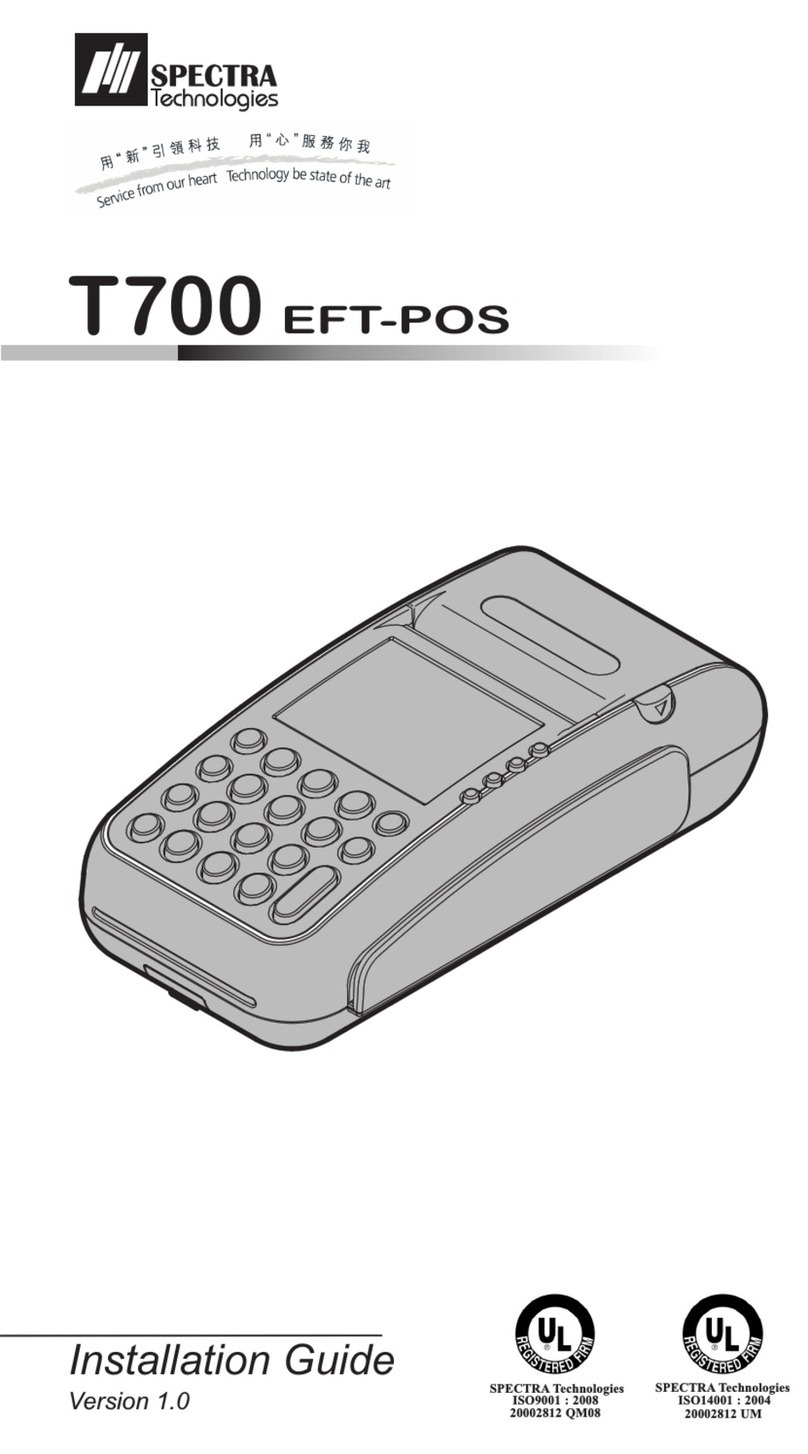 Spectra Technologies T700 installation guide