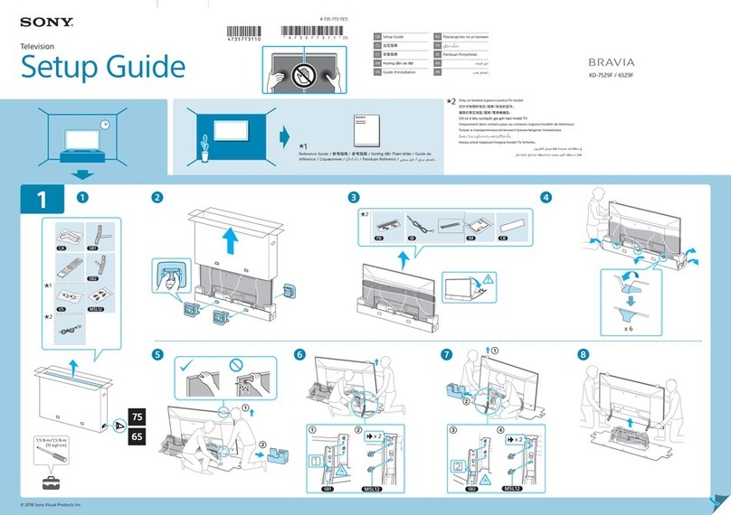 Sony BRAVIA KD-65Z9F User manual