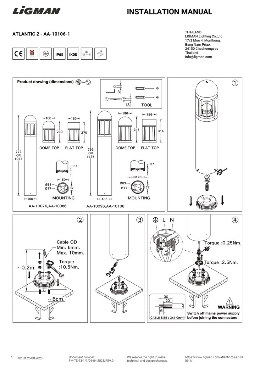 LIGMAN AA-10106-1 User manual