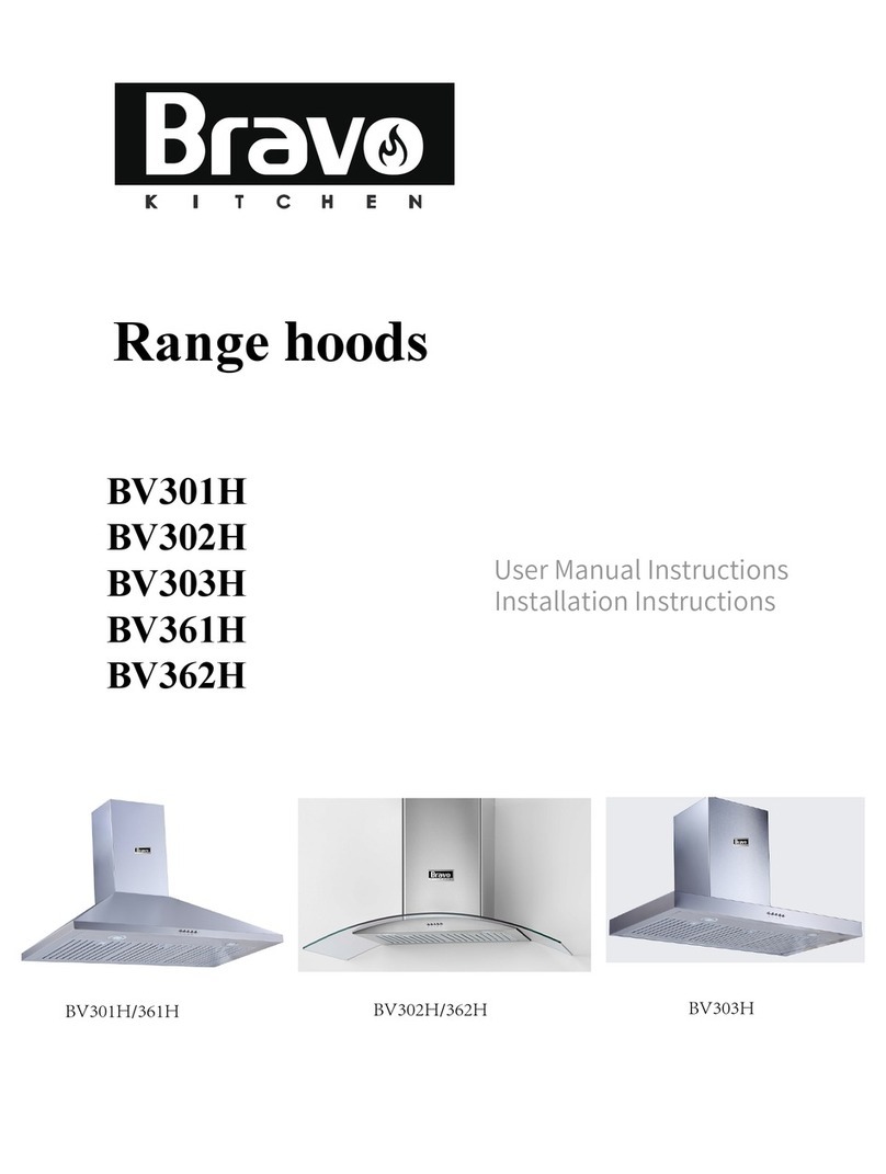 Bravo BV301H User manual/instructions