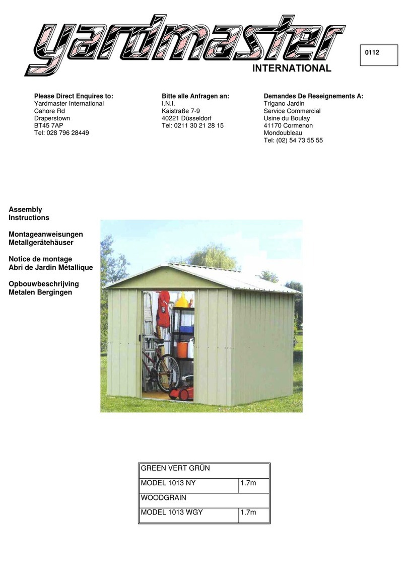 Yardmaster 1013 WGY User manual